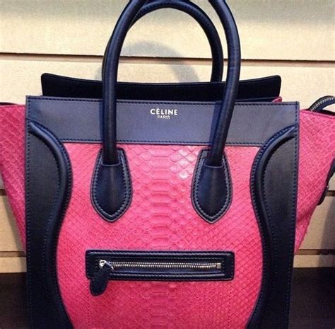 celine bag red pink and black|celine pink handbags sale.